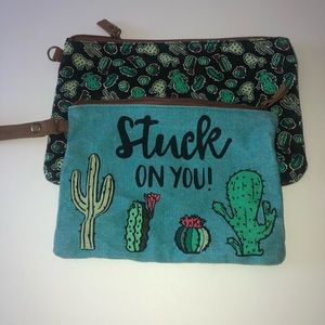 NOBO Cactus “Stuck on you” wristlet/ pouch 🌵🌵
